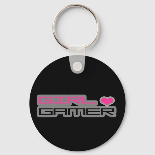 Girl Gamer Keychain