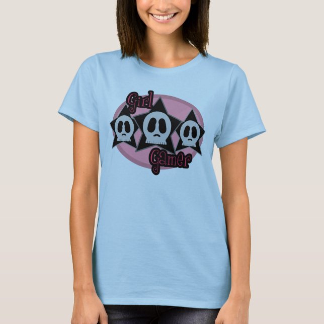Girl Gamer Shirt (Pink) (Front)