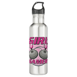 Girl Gamer Stainless Steel Water Bottle