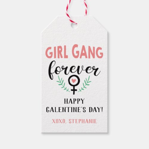 Girl Gang Forever Galentines Day Tag