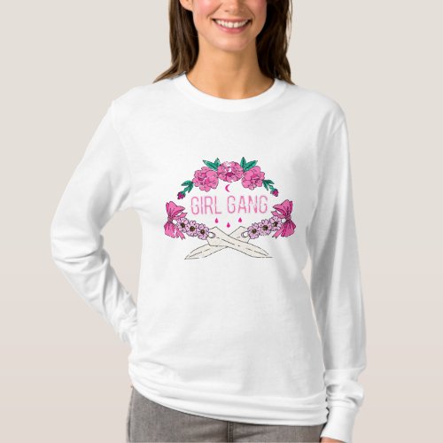 Girl Gang Sisters Not Cisters T_Shirt