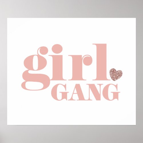Girl Gang Types of Friend Groups Lady Friendships Poster