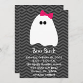 Girl Ghost Halloween Invitation (Front/Back)