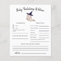 Girl Ghost Little Boo Predictions & Advice Card