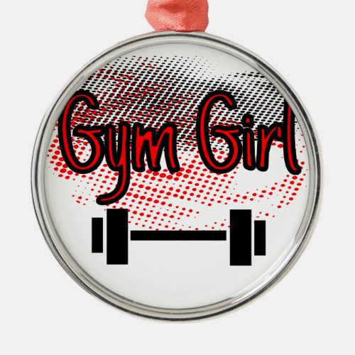 Girl Girl Metal Ornament