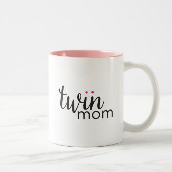Girl Girl Twin Mom Mug by wrkdesigns at Zazzle