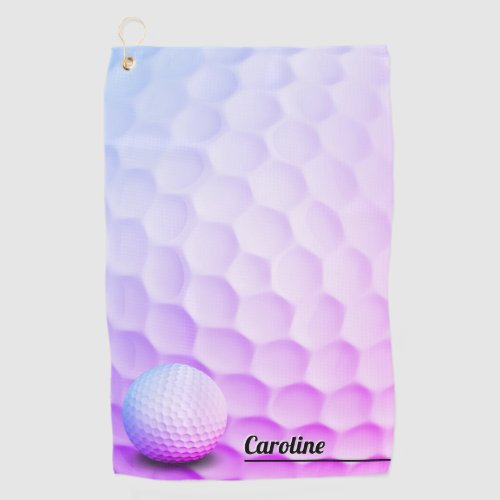 Girl Golf Player  Cool Sport Gift Golf Towel