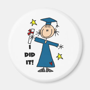 Girl Graduate Magnet