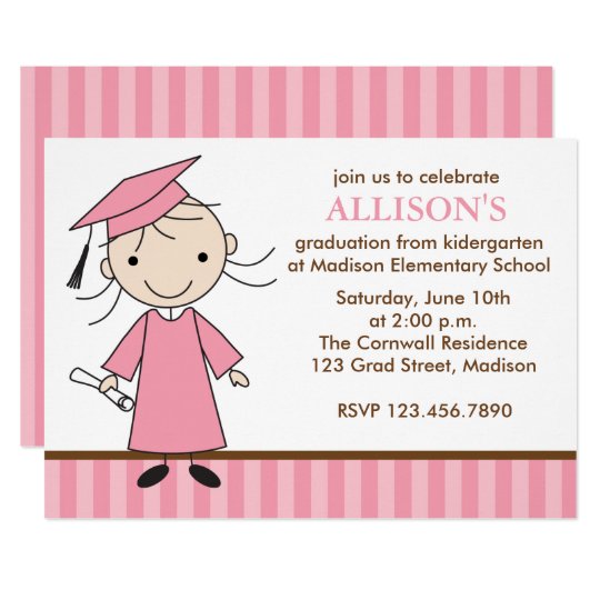 Girl Graduation Party Invitations | Zazzle.com