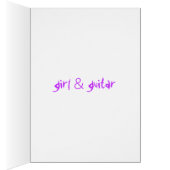 Girl & Guitar Cards (Inside (Right))