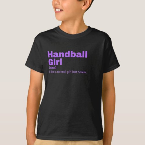 Girl _ Handball T_Shirt