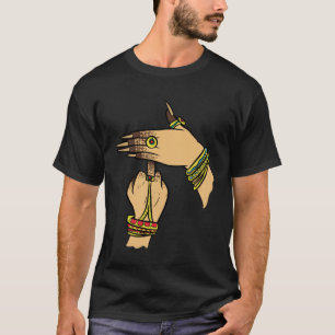 Girl Hands Desi Bollywood Sarcastic  Hindi Punjabi T-Shirt