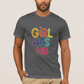 "Girl Has No Limits: Empowering Slogan T-shirt" T-Shirt