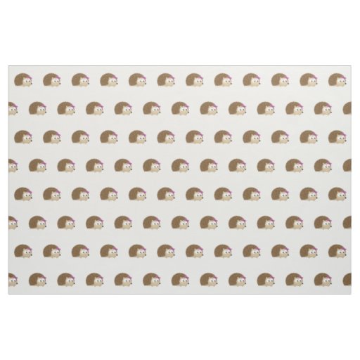 Girl Hedgehog Fabric