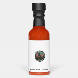 Girl Her Rottie Loyal Fierce Rottweiler Dog Mounta Hot Sauces