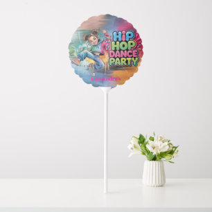Girl Hip Hop Dance Birthday Party Balloon
