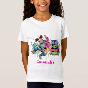 Girl Hip Hop Dance Birthday Party T-Shirt