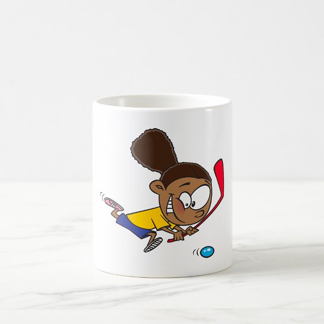 Girl Hockey Player Coffee Mug (Creator Uploaded)