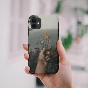 Girl holding a flower keychain Case-Mate iPhone ca 11 Case