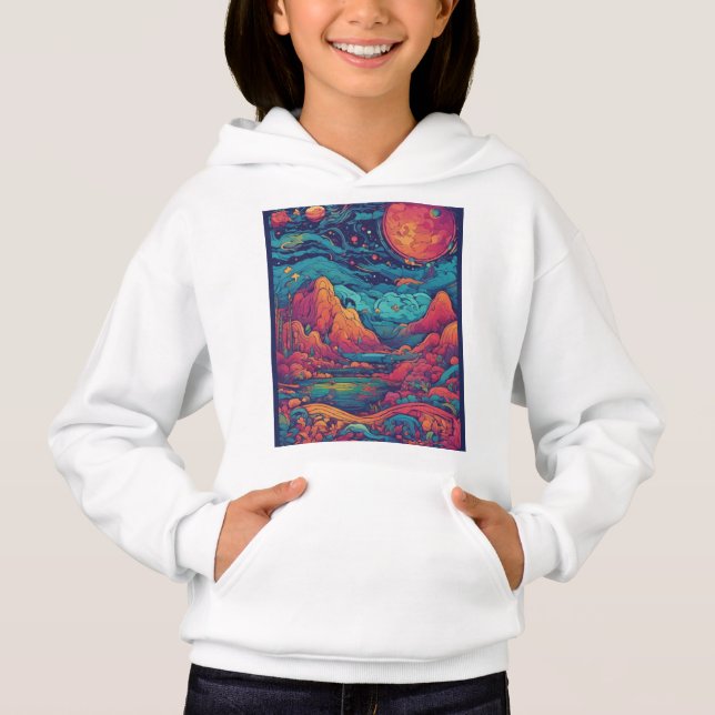 Girl Hoodie Unique Design  (Front)