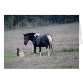 girl & horse cards