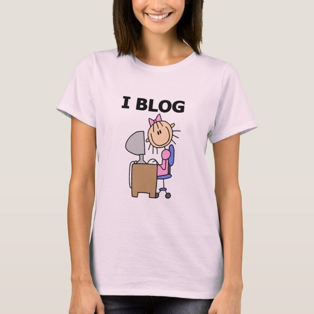 Girl I Blog t-shirts and Gifts (Front)