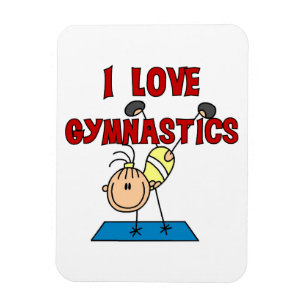 Girl I Love Gymnastics Magnet