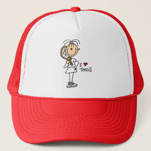 Girl I Love Tennis Tshirts and Gifts Trucker Hat