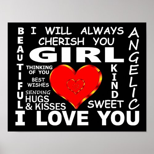 Girl I Love You Poster