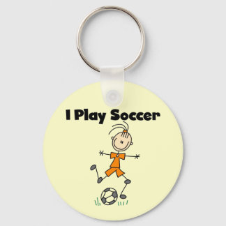 Girl I Play Soccer Tshirts and Gifts Keychain