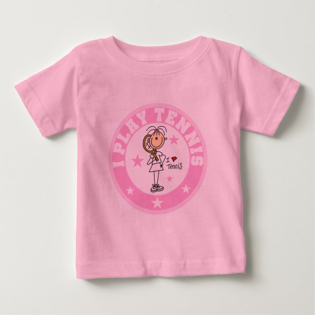 Girl I Play Tennis Tshirts and gifts (Front)