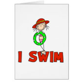 Girl I Swim Card (Front)