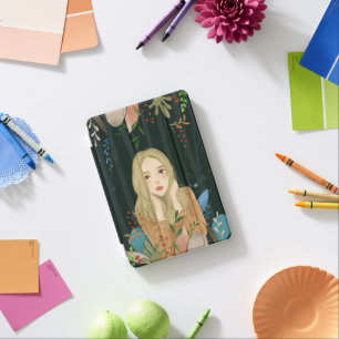 Girl Illstration Ipad Case & Cover
