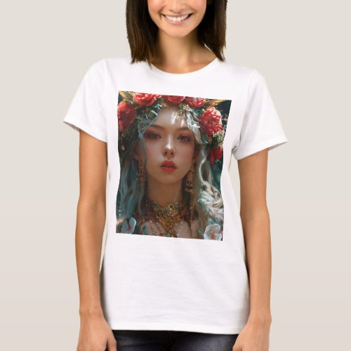 Girl image  T_Shirt