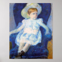 Girl in a Blue Chair, Mary Cassatt