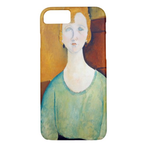 Girl in a Green Blouse Modigliani iPhone 87 Case