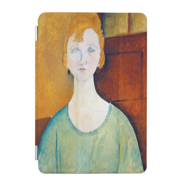 Girl in a Green Blouse, Modigliani iPad Mini Cover (Front)