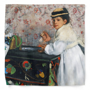 Girl in a Hat, Edgar Degas Bandana