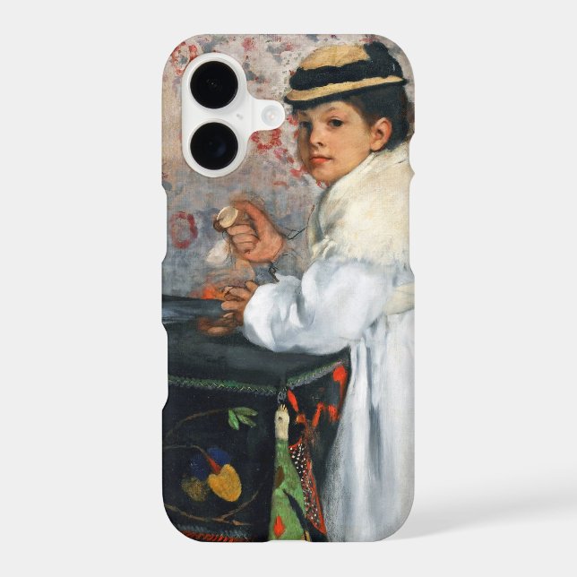 Girl in a Hat, Edgar Degas Case-Mate iPhone Case (Back)