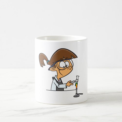 Girl In A Laboratory Coffee Mug