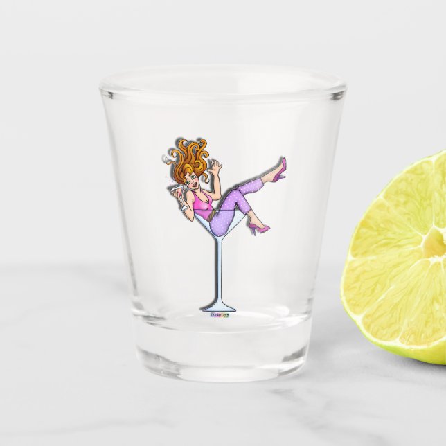 GIRL IN A MARTINI GLASS PINK (Front)