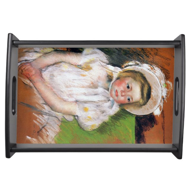 Girl in a White Bonnet, Mary Cassatt Serving Tray (Front)