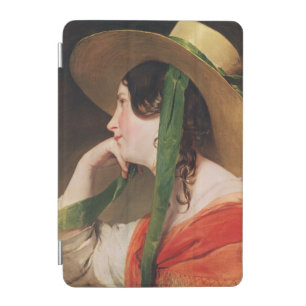 Girl in a Yellow Straw Hat, iPad Mini Cover