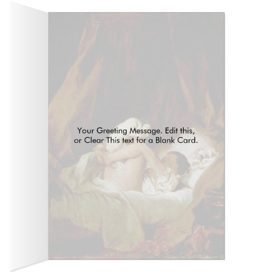 Girl In Bed With A Dog By Jean-Honore Fragonard (Inside (Right))