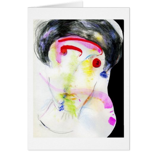 Girl in Black Beret Cards (Front)