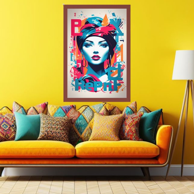 Girl in Digital Framed Art (Creator Uploaded)