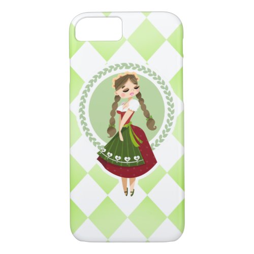 Girl in Dirndl iPhone 87 Case