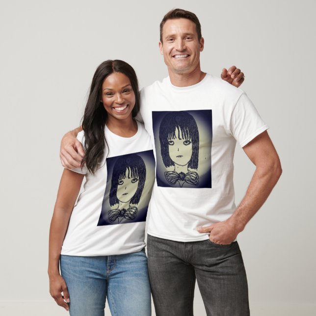 girl in eternity land manga anime drawing T-Shirt (Unisex)