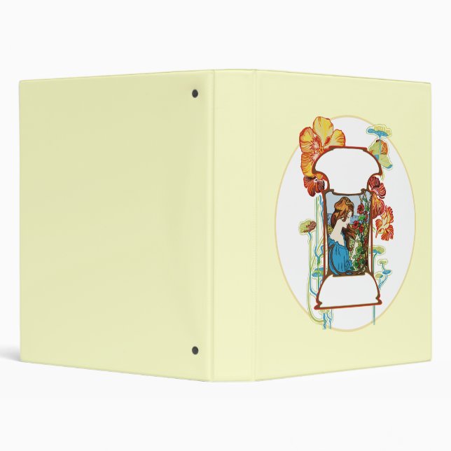 Girl in Garden Binder (Background)