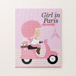 Girl in Paris Puzzle